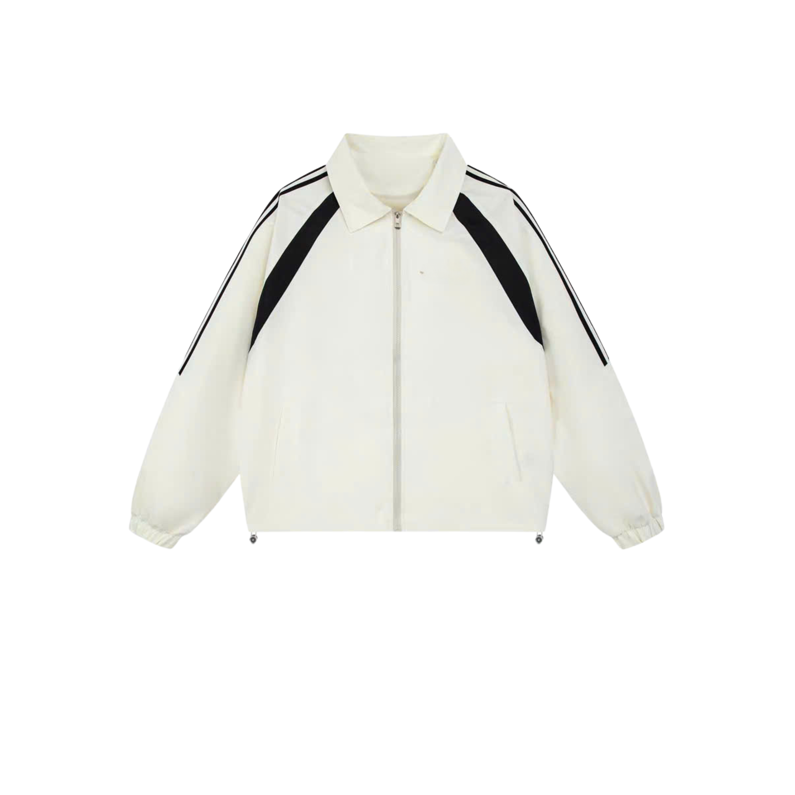 Áo Khoác Unisex Form Rộng Thể Thao Phối Sọc Nam Nữ