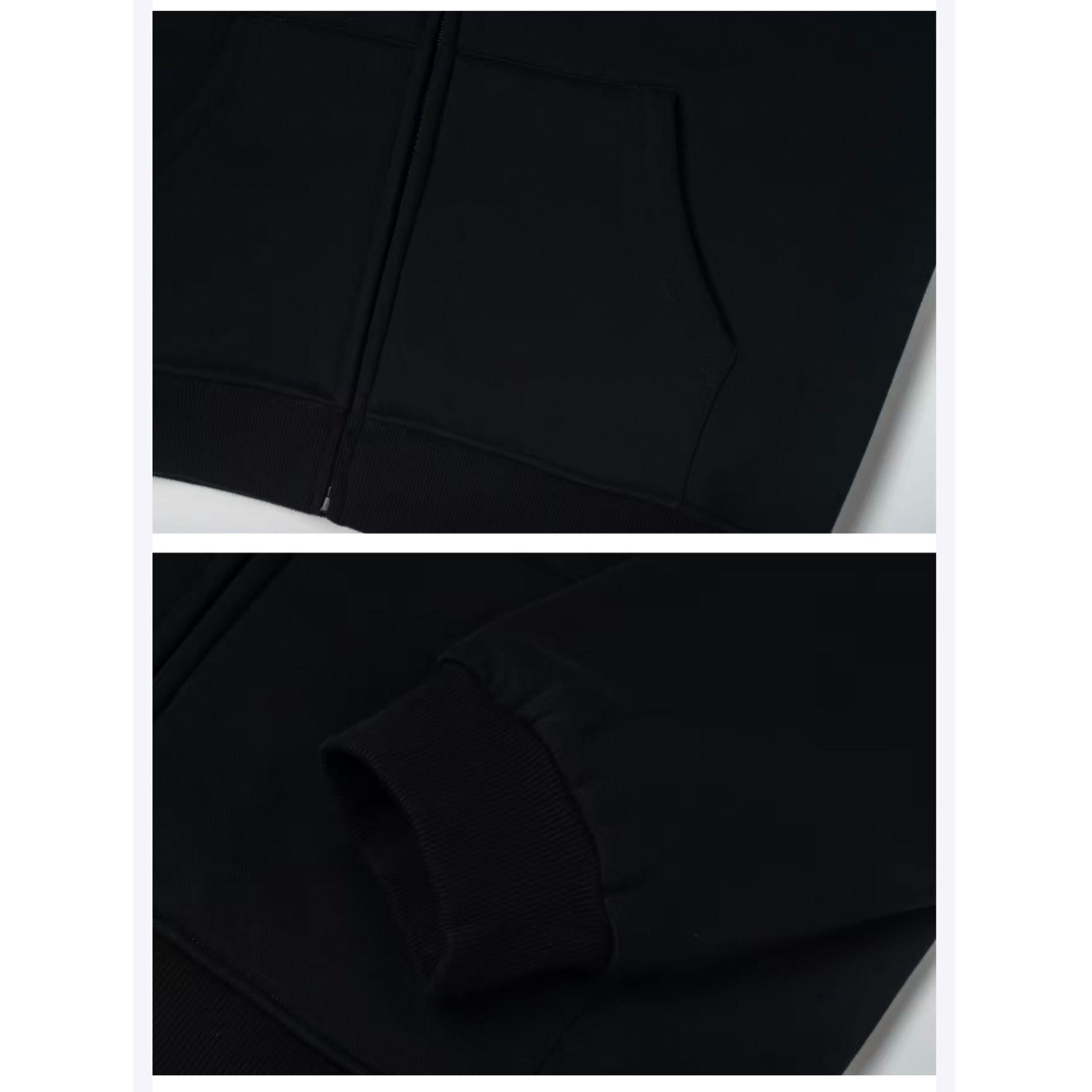 Áo Hoodie Zip Mooza Vải Nỉ 2 Da Form Rộng Nam Nữ Premium