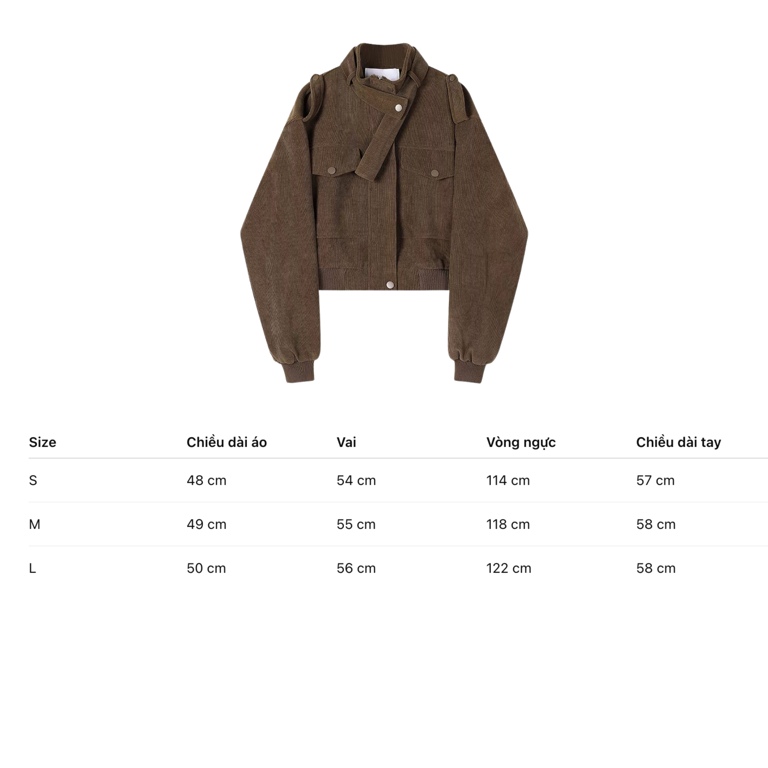 Áo Khoác Nữ Cao Cấp Cổ Trụ – Phong Cách Vintage Sang Trọng Hàn Quốc