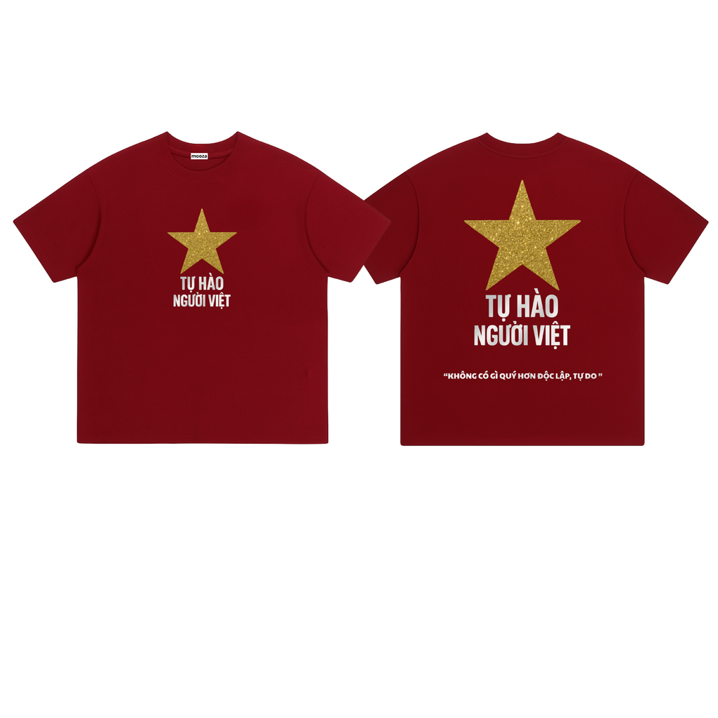 Áo Thun Local Brand Mooza Studio/ Yêu Nước Premium Collection 100% Cotton 280gsm