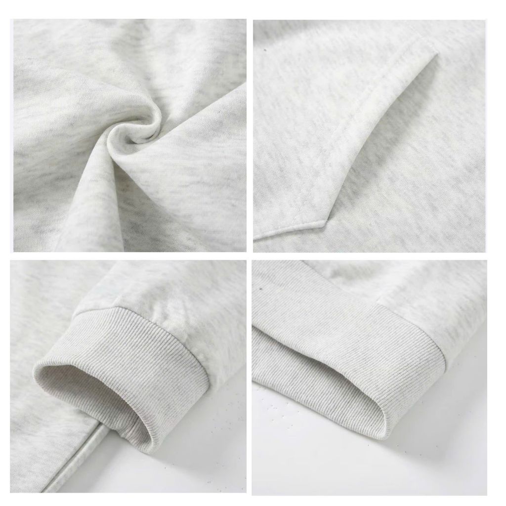 Áo Hoodie Zip Mooza Vải Nỉ 2 Da Form Rộng Nam Nữ Premium