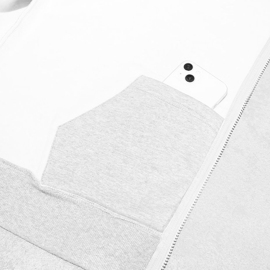 Áo Hoodie Zip Mooza Vải Nỉ 2 Da Form Rộng Nam Nữ Premium