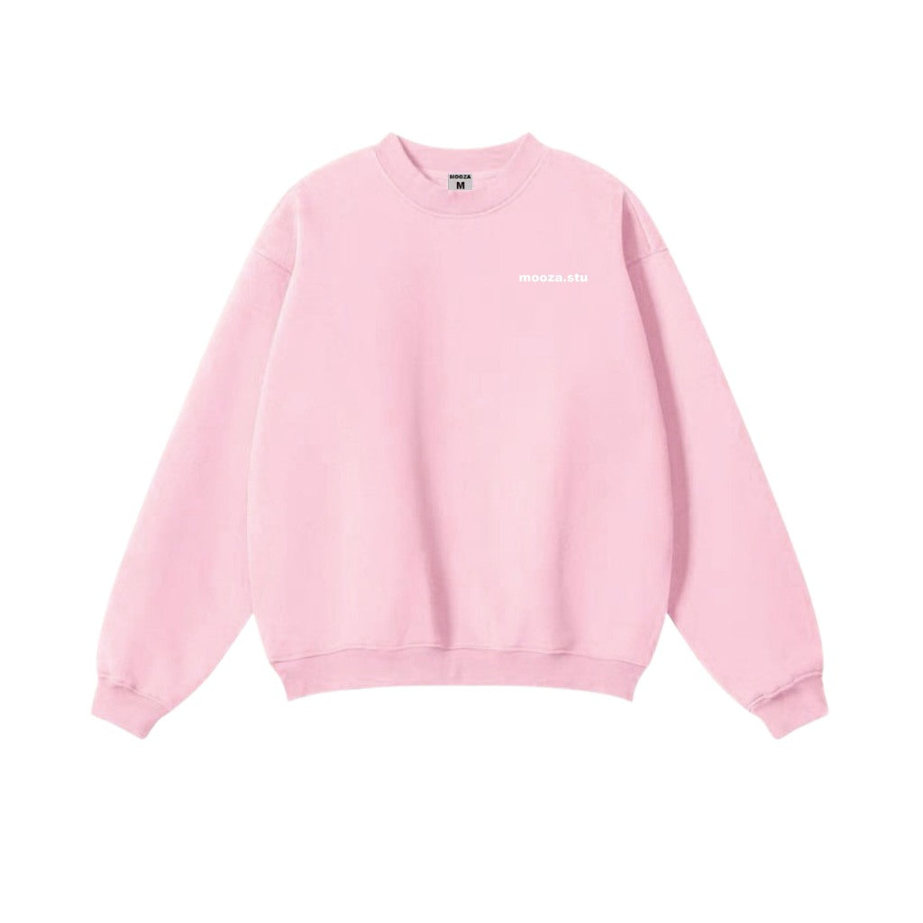 Áo Sweater Mooza Studio, Form rộng Nam Nữ Nỉ lót lông Cotton 100% Unisex Local Brand
