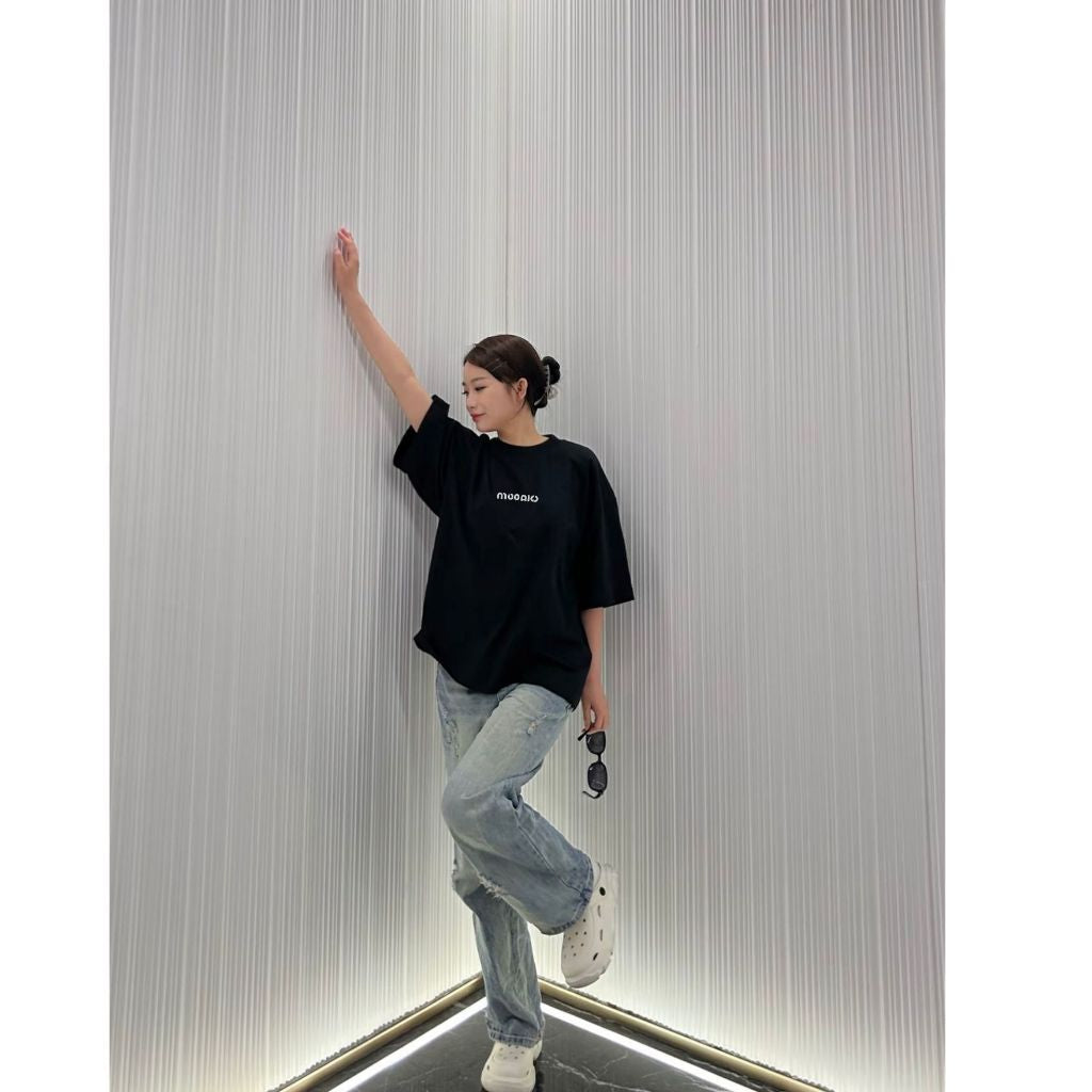 Áo Thun Mooza Studio Áo Phông Unisex 100% Cotton Unisex Form Rộng Nam Nữ