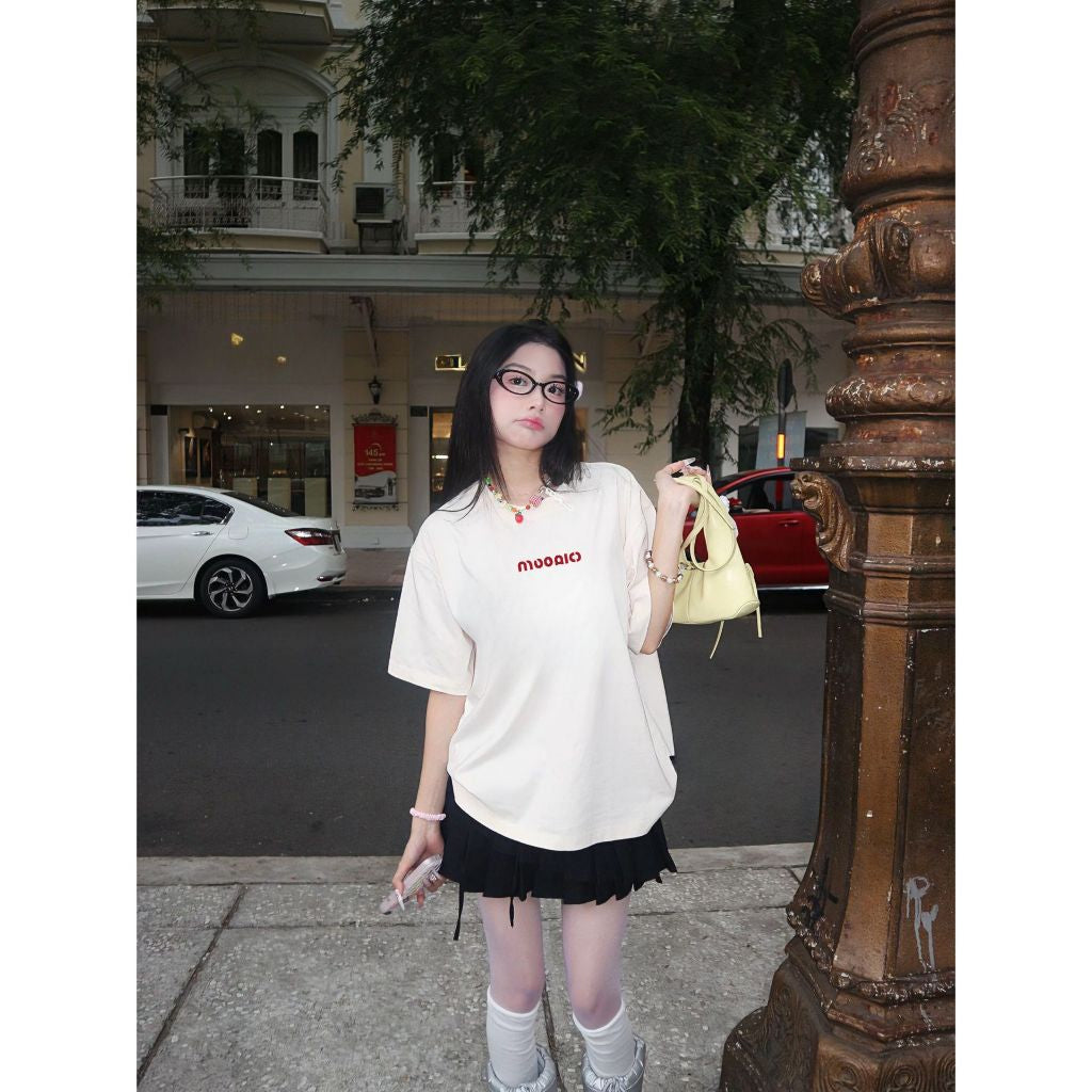Áo Thun Mooza Studio Áo Phông Unisex 100% Cotton Unisex Form Rộng Nam Nữ