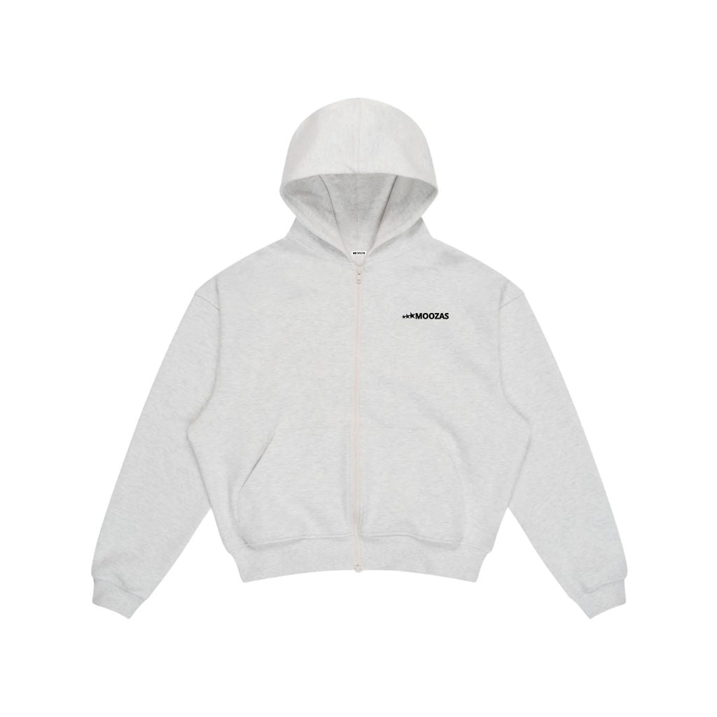 Áo Hoodie Zip Mooza Studio Vải Nỉ 2 Da Premium/ Oversized Nam Nữ