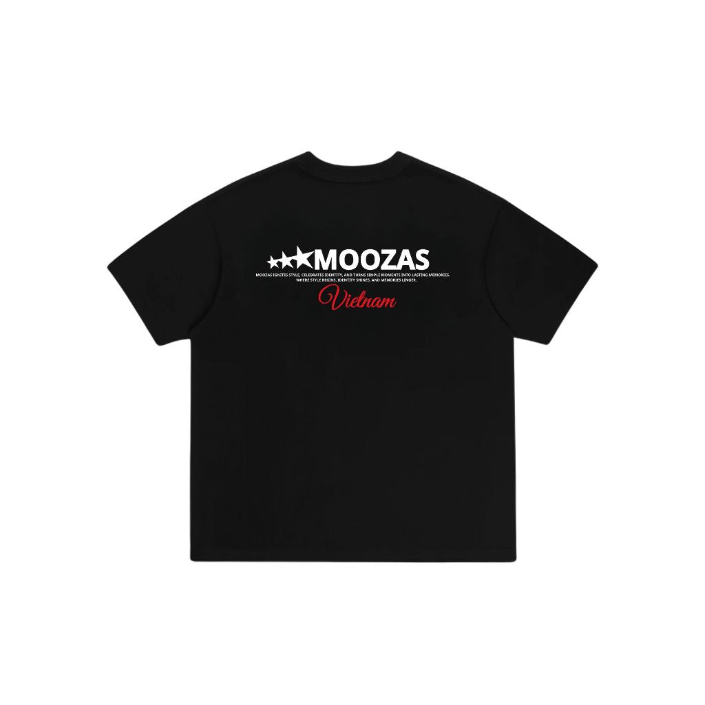 Áo Thun Mooza Special XL Logo 100% Cotton Unisex T-shirt Oversized Tee